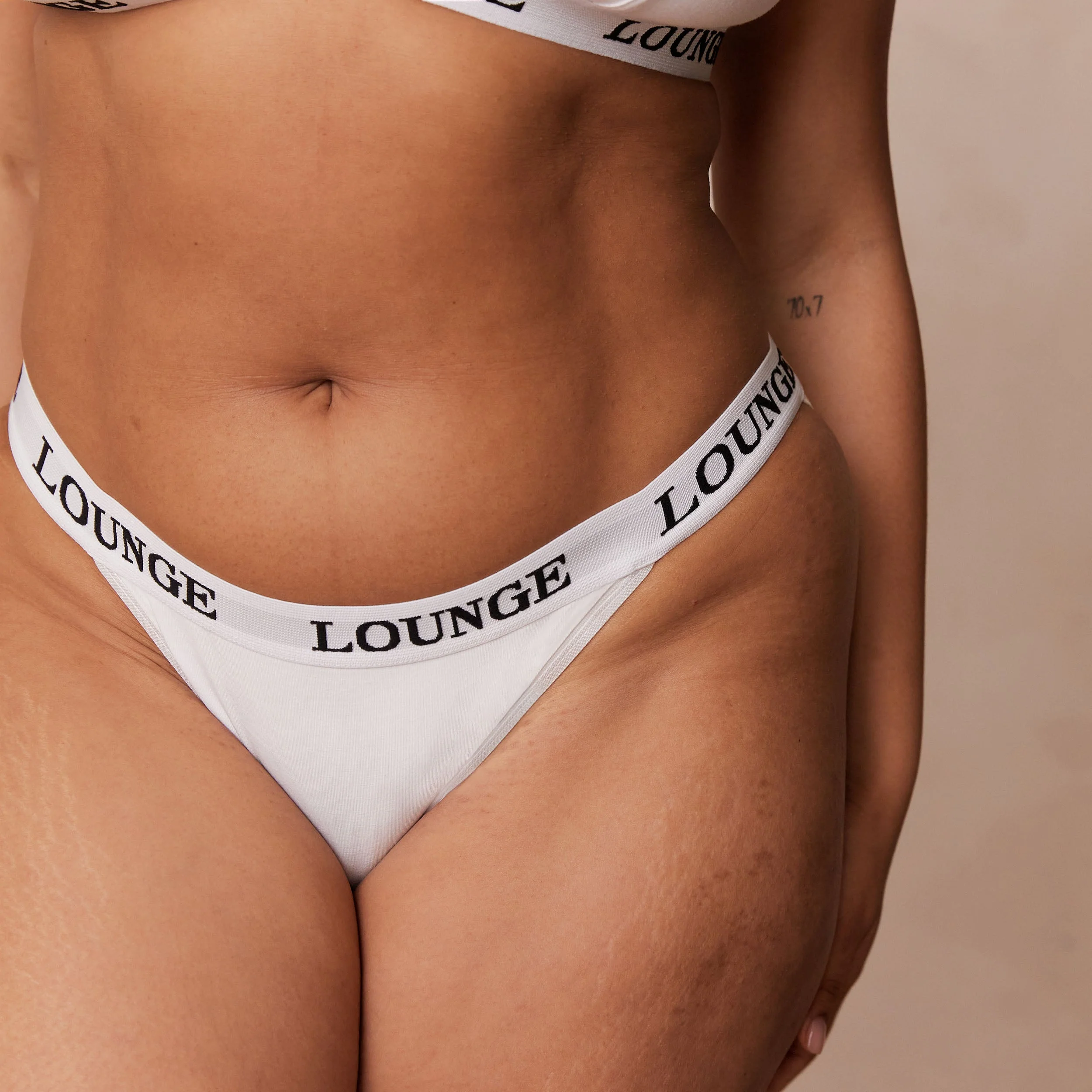 Bamboo Triangle Bra - All White - Image 24