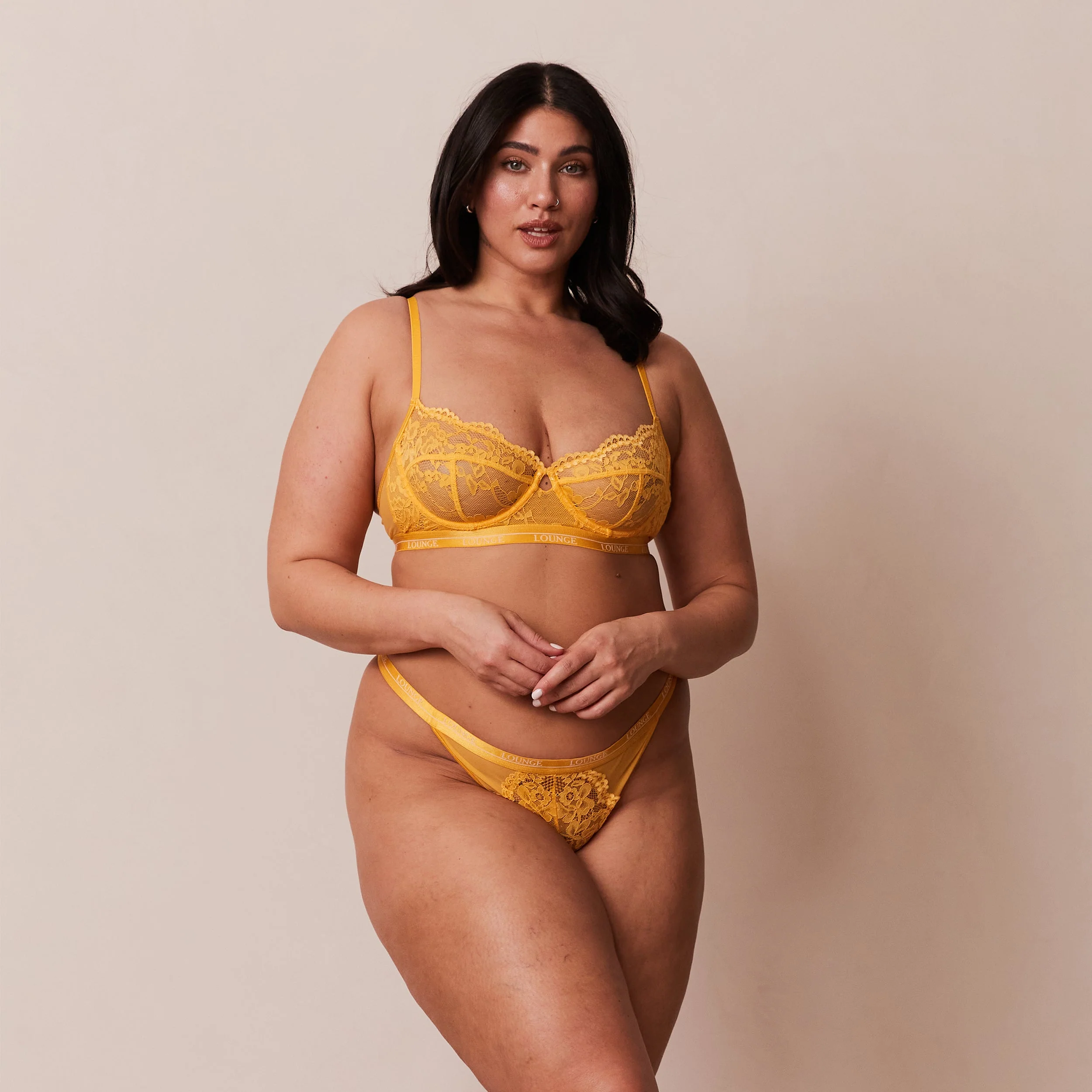Blossom Balcony Bra  - Mustard - Image 7