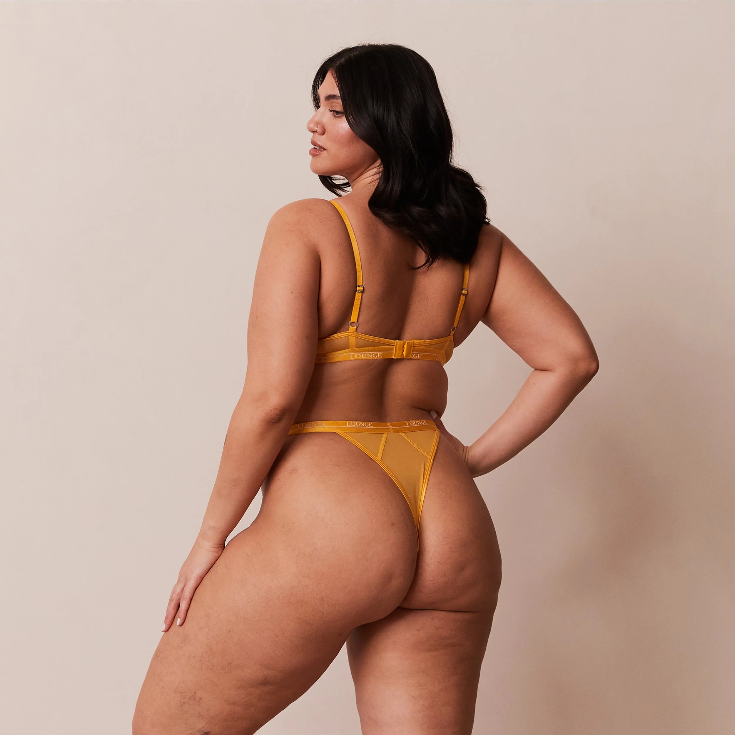Blossom Balcony Bra  - Mustard - Image 8