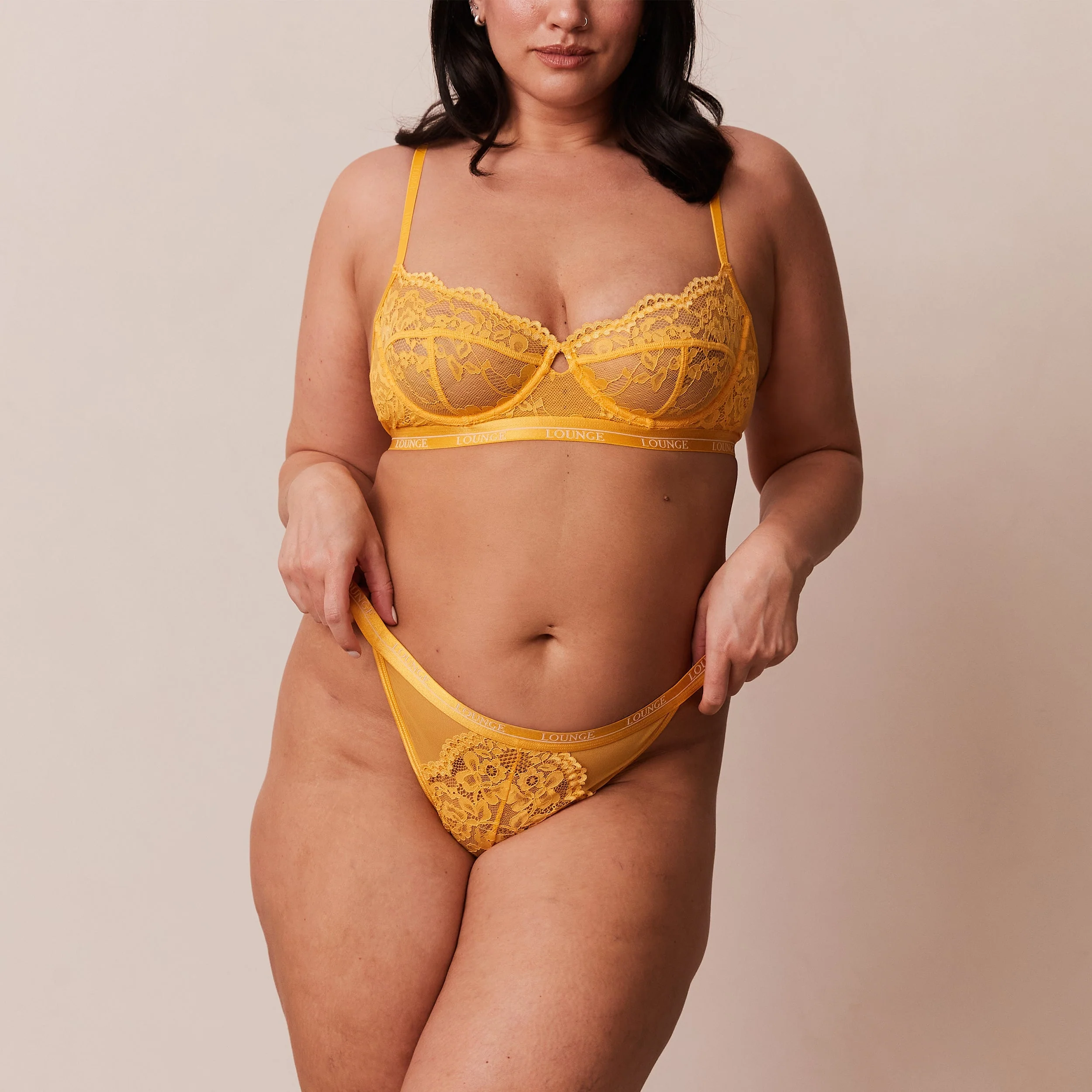 Blossom Balcony Bra  - Mustard - Image 9