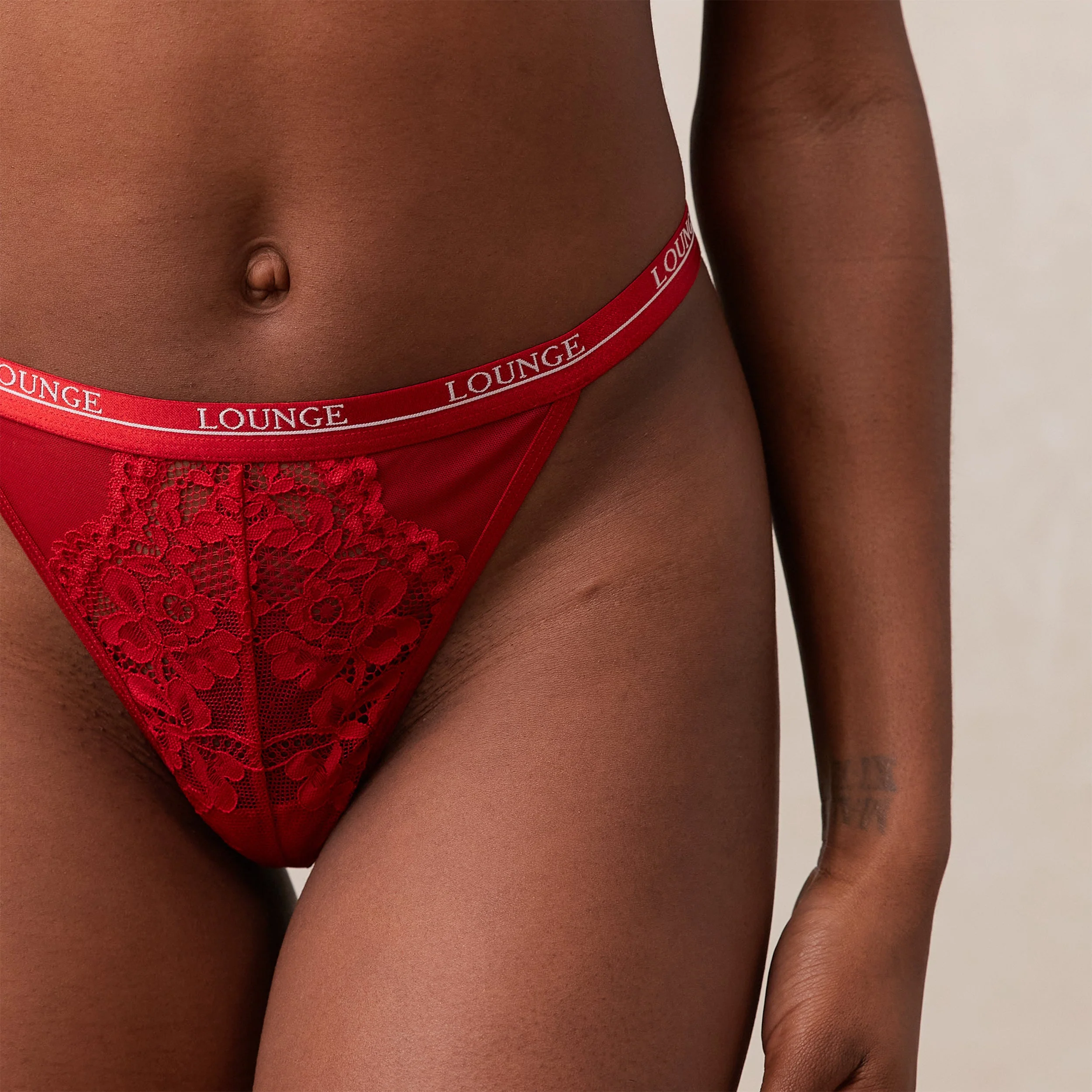 Blossom Thong - Maroon - Image 3
