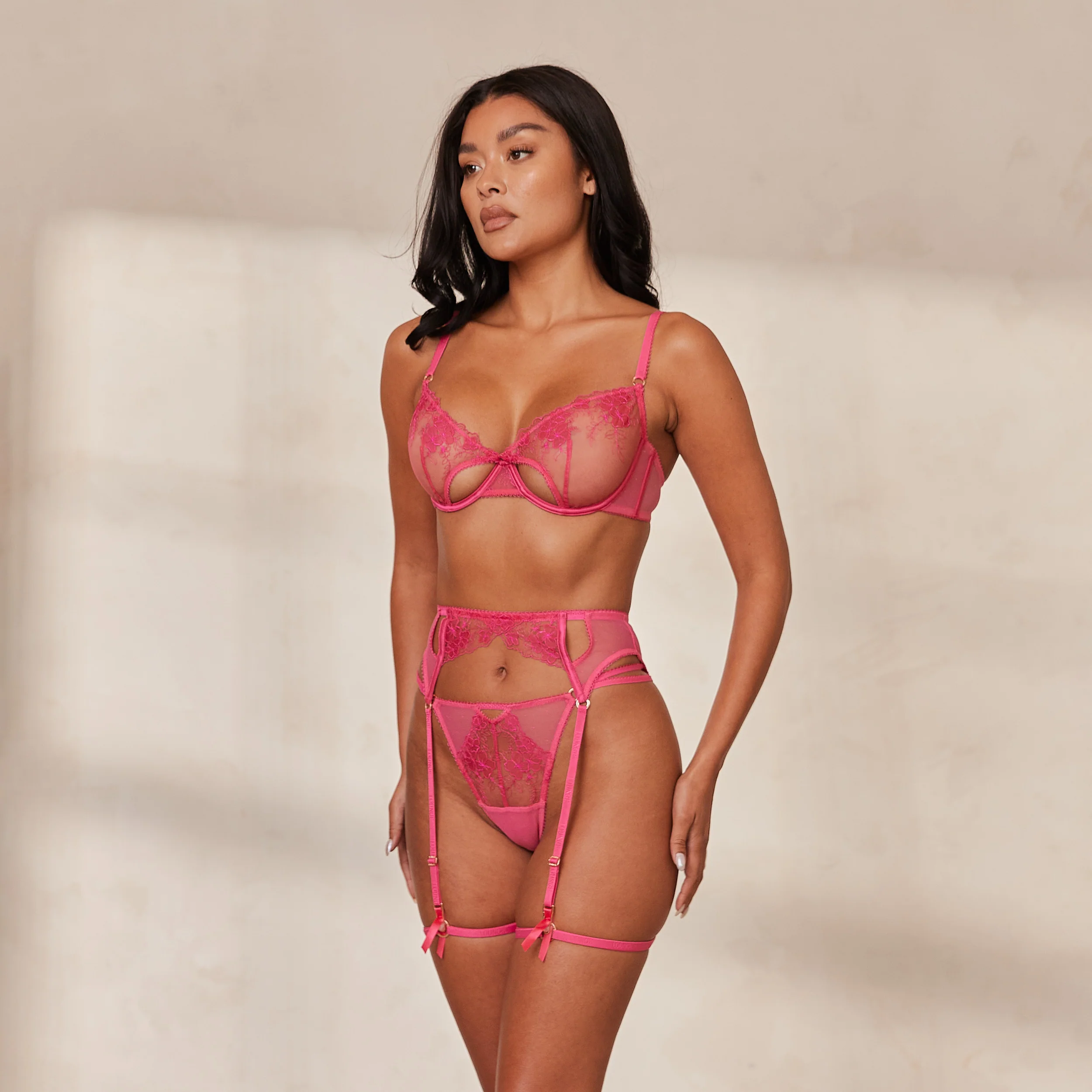 Florence Intimates Bra (Set) - Hot Pink - Image 5