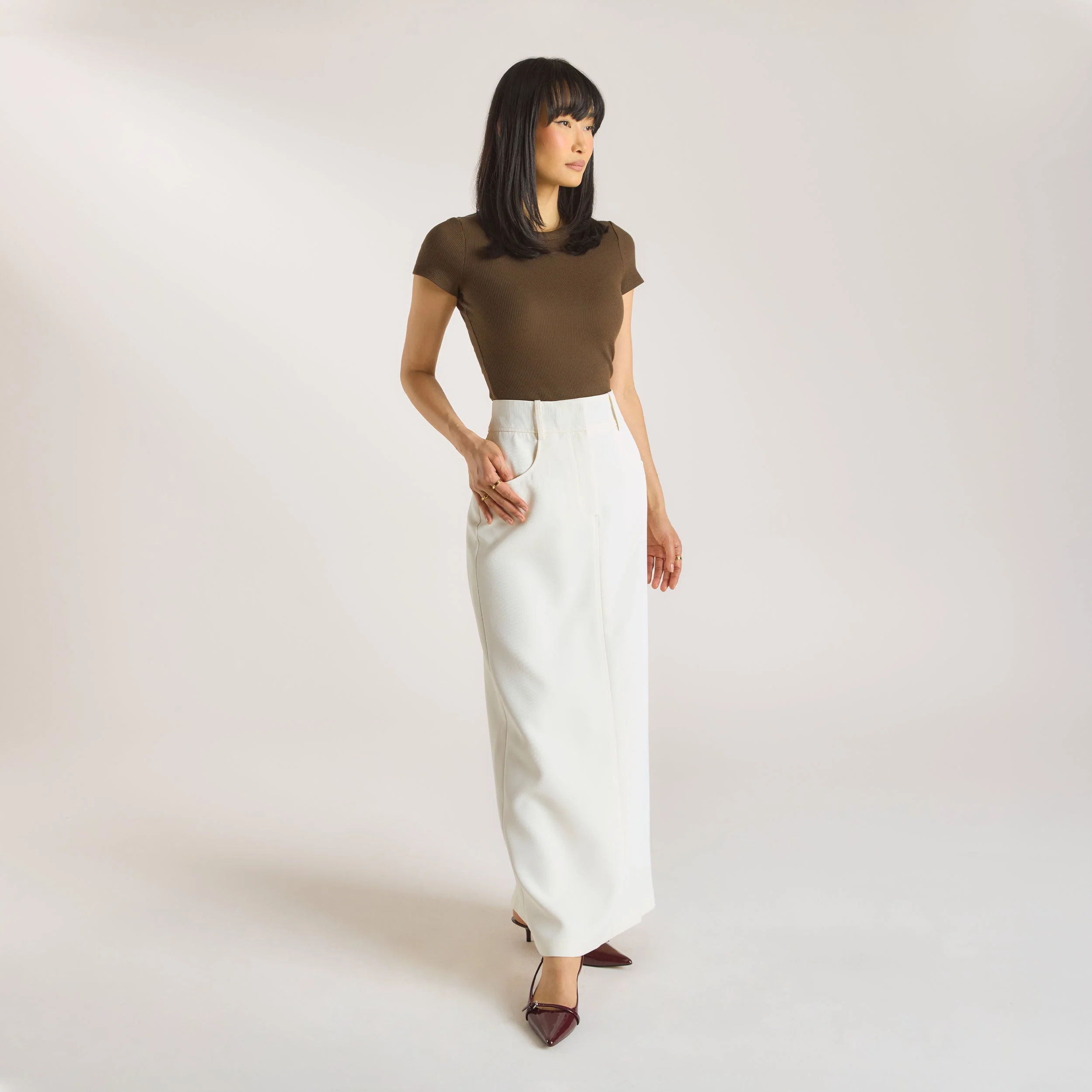 Maxi Skirt - Cream - Image 5