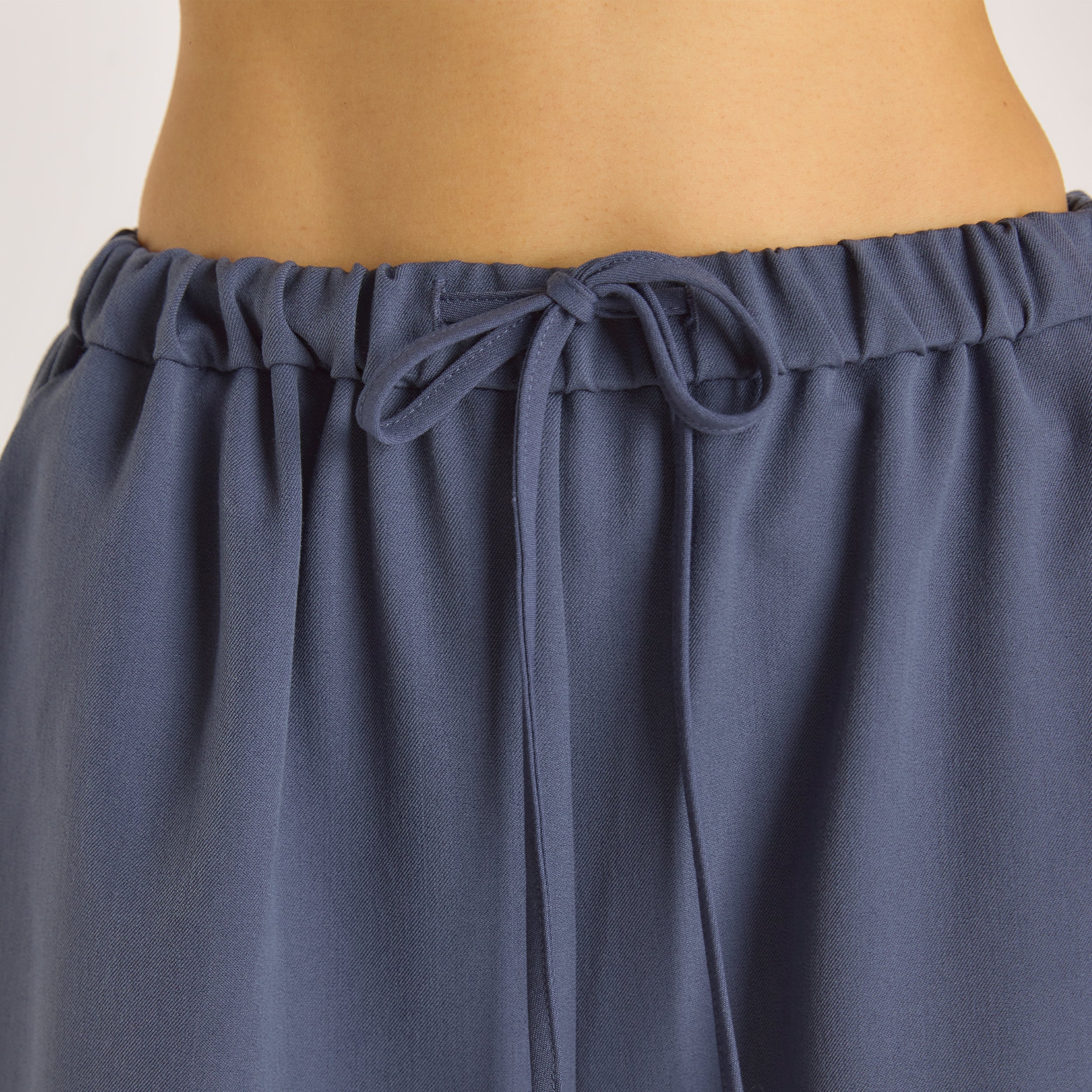 Relaxed-Fit Tailored Trousers - Blue - Image 4