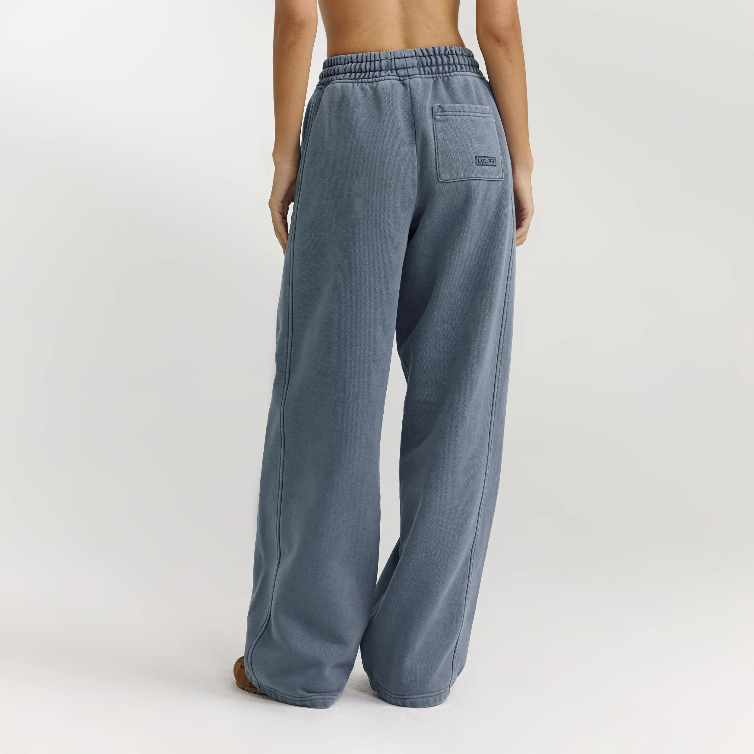 Straight-Leg Joggers - Washed Blue - Image 5