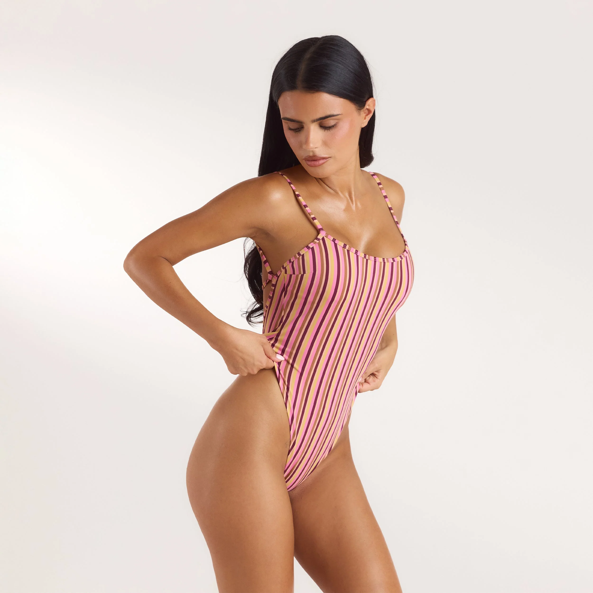 Sunstripe Swimsuit - Retro Stripe - Image 8