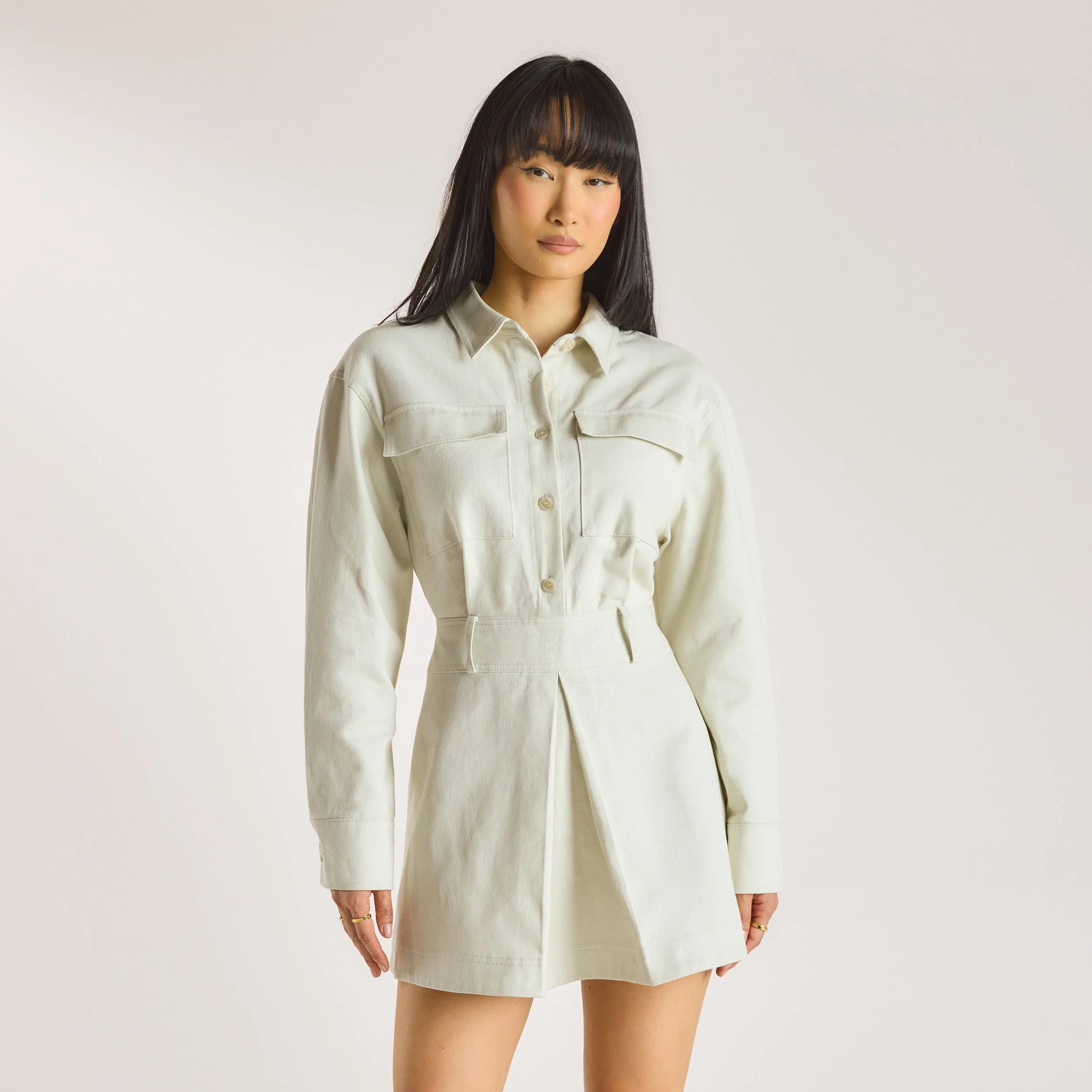 Utility Dress - Stone - Image 4